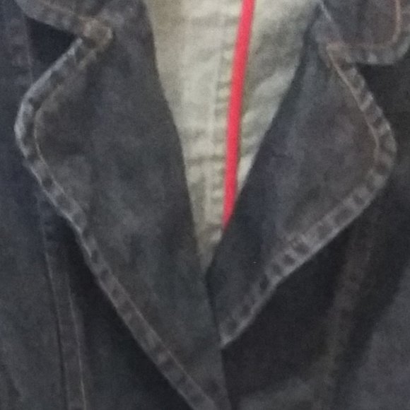 Armour Jeans Jacket -pockets, buttons - Picture 5 of 5